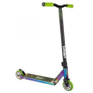 Трюковой самокат Crisp Scooters Surge Chrome Black Green