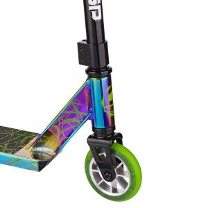 Трюковой самокат Crisp Scooters Surge Chrome Black Green