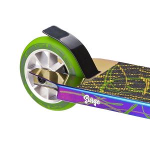 Трюковой самокат Crisp Scooters Surge Chrome Black Green