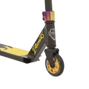 Трюковой самокат Grit Scooters Extremist Black-Gold Metallic
