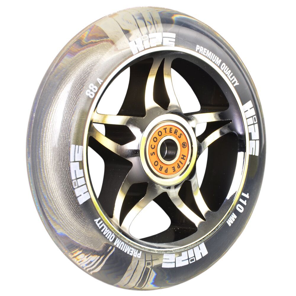 Колесо для трюкового самоката Hipe Star 110 (Chrome-clear)