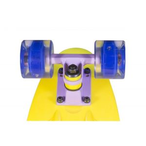 Скейтборд Candy 22'' Yellow LED Wheels new (желтый)