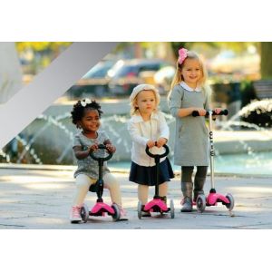 Самокат Mini Micro 3 in 1 Pink (рожевий)