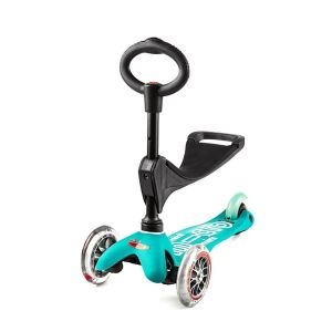 Самокат Mini Micro 3 in 1 Deluxe Aqua (голубой)