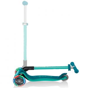 Самокат Globber Primo Foldable Plus Lights (зелений)