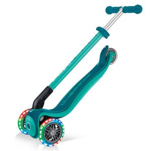 Самокат Globber Primo Foldable Plus Lights (зелений)