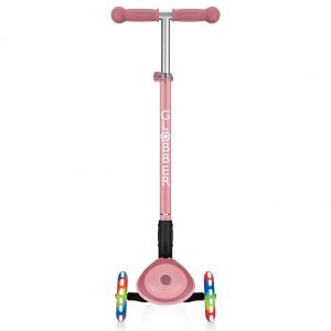 Самокат Globber Primo Foldable Plus Lights (пастельно-розовый)