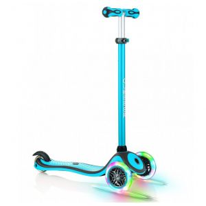 Самокат Globber My Free 2C Primo Plus Lights (голубой)
