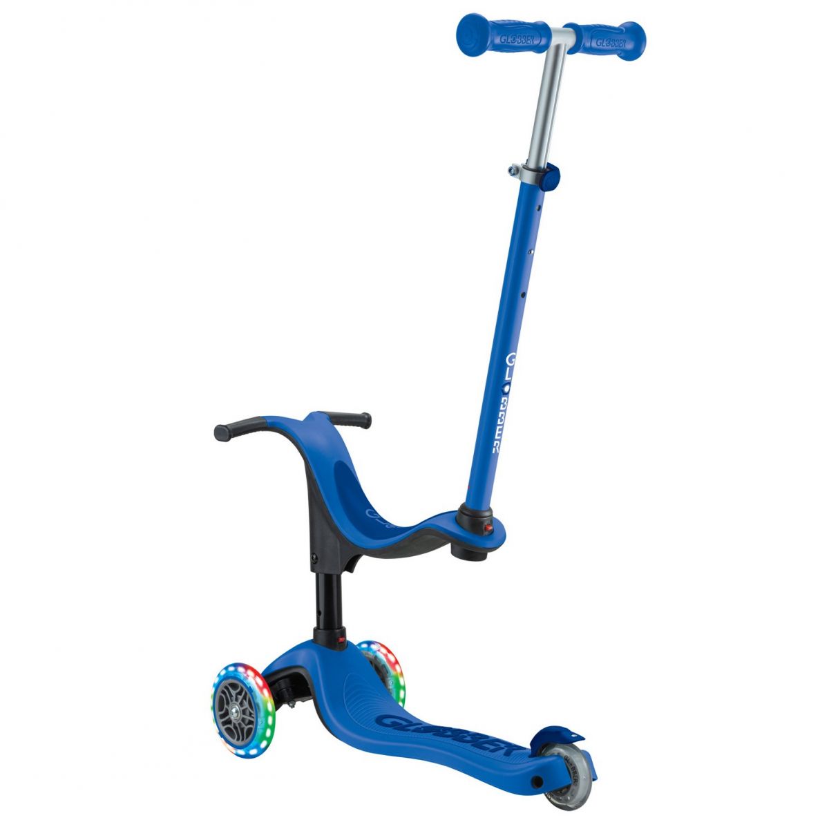 Біговел-самокат Globber GO-UP sporty Lights 4in1 (Blue)