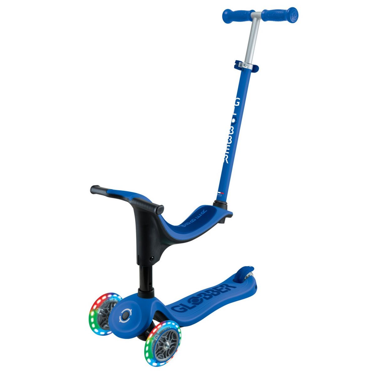 Біговел-самокат Globber GO-UP sporty Lights 4in1 (Blue)