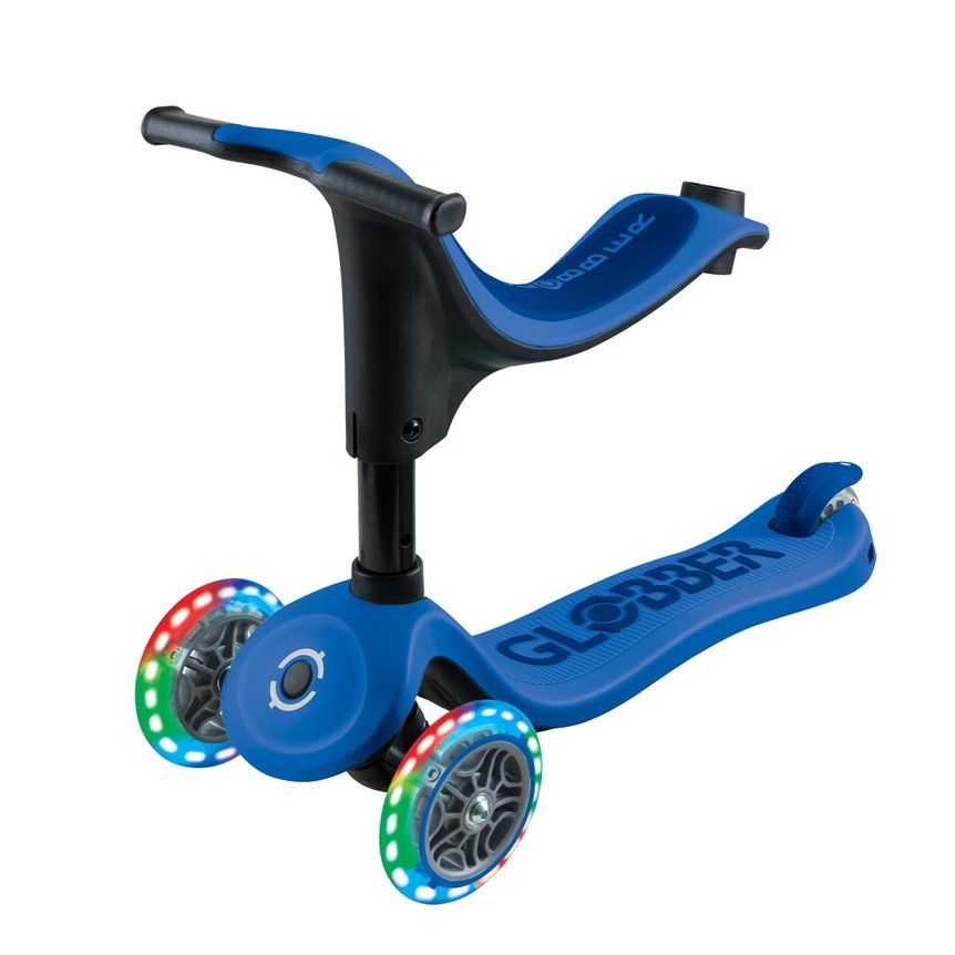 Біговел-самокат Globber GO-UP sporty Lights 4in1 (Blue)