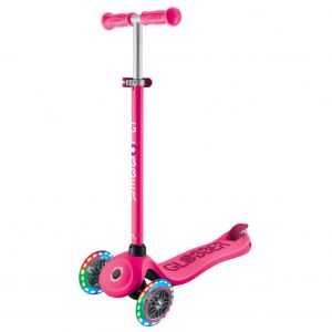 Беговел-самокат Globber GO-UP sporty Lights 4in1 (Purpur Pink)