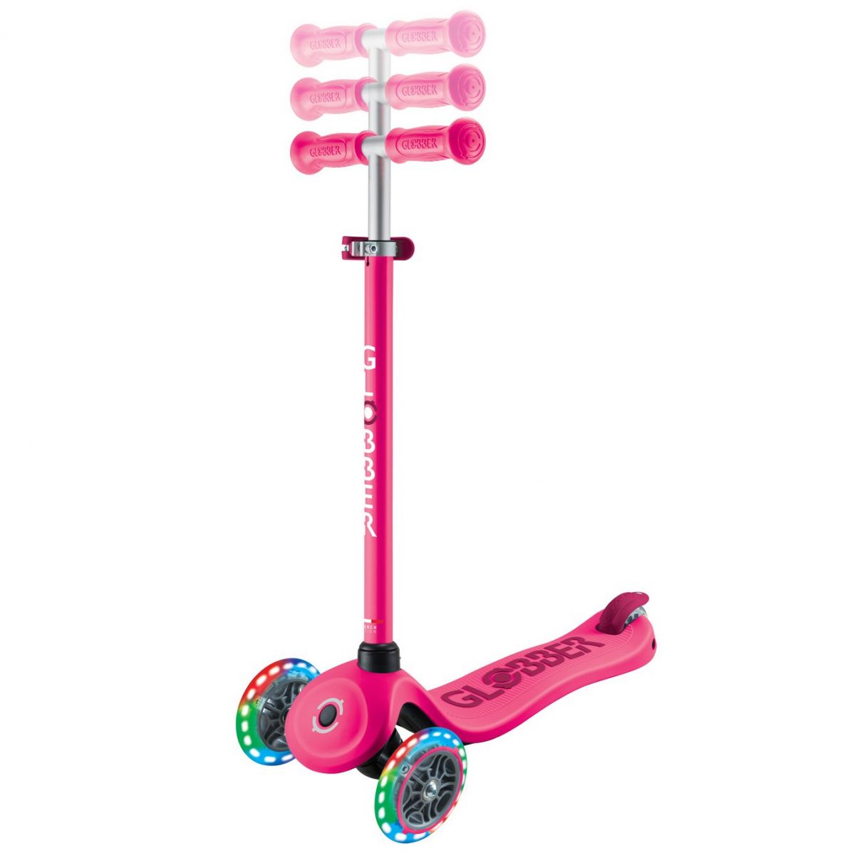 Біговел-самокат Globber GO-UP sporty Lights 4in1 (Purpur Pink)
