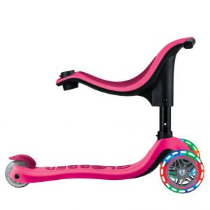 Беговел-самокат Globber GO-UP sporty Lights 4in1 (Purpur Pink)