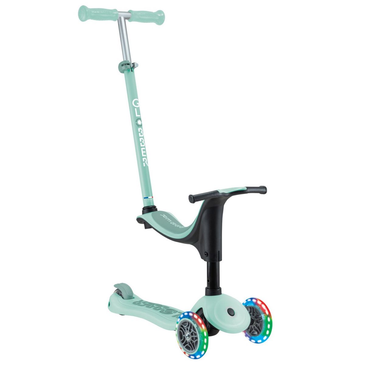Беговел-самокат Globber GO-UP sporty Lights 4in1 (Mint Pistachio)