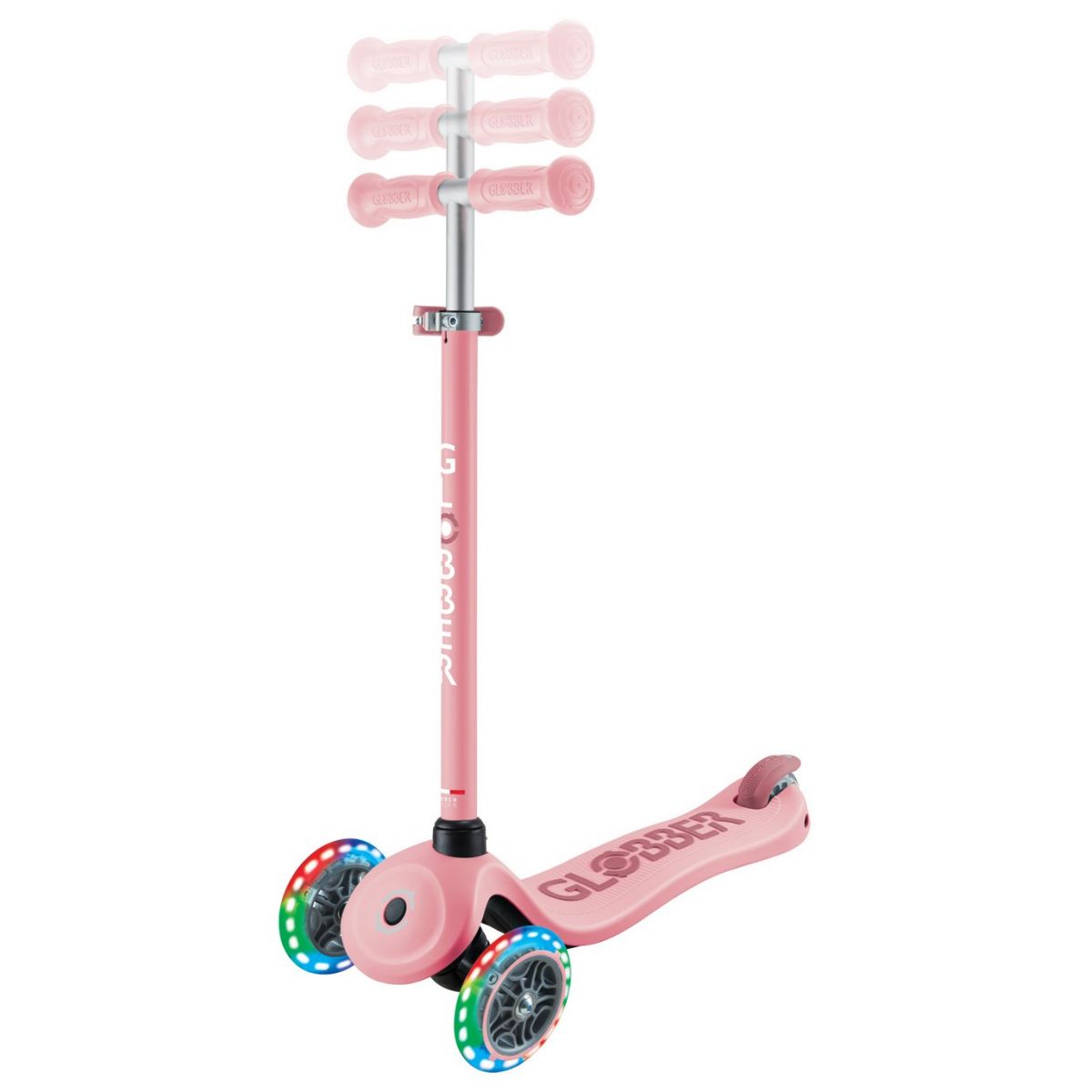 Біговел-самокат Globber GO-UP sporty Lights 4in1 (Pastel Pink new)