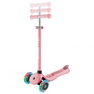 Біговел-самокат Globber GO-UP sporty Lights 4in1 (Pastel Pink new)