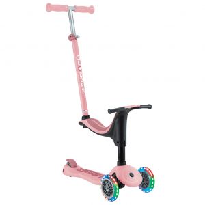 Самокат-велобіг Globber GO-Up Sporty Lights 4in1 (Pastel Pink new)