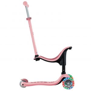 Біговел-самокат Globber GO-UP sporty Lights 4in1 (Pastel Pink new)