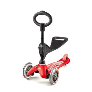 Самокат Mini Micro 3 in 1 Deluxe Red (красный)