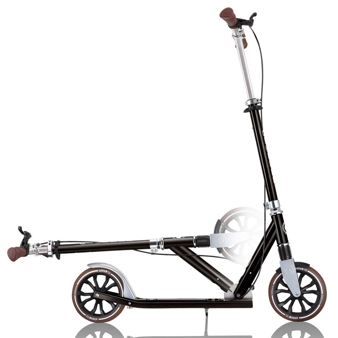 Міський самокат Globber NL 205 Deluxe (чорний)