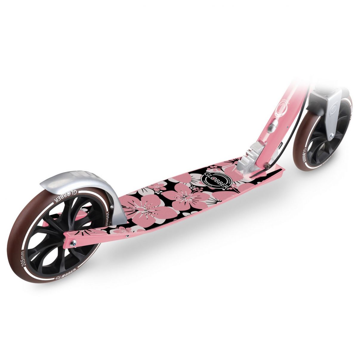 Городской самокат Globber NL 205 Deluxe (пастельно-розовый)