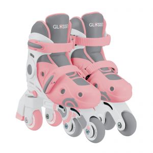 Ролики Globber 2 в 1 (пастельно-рожеві)