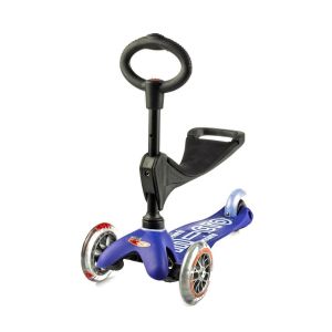 Самокат Mini Micro 3 in 1 Deluxe Blue (синий)