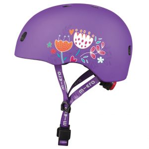 Шолом захисний Micro Floral Purple new LED