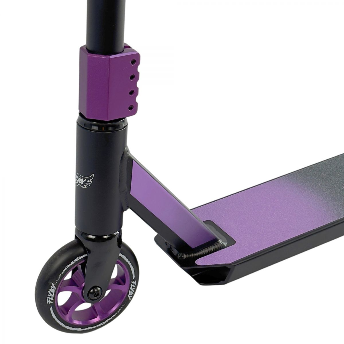 Трюковий самокат Rideoo Flyby Air V2 (Black-purple)
