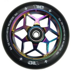 Колесо для трюкового самокату Blunt Wheel 110mm Diamond (oil slick)