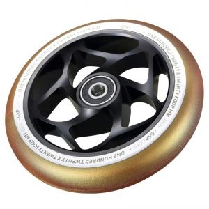 Колесо для трюкового самоката Blunt Tri Bearing 120mm - 30mm Wheel (Black - Gold)