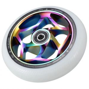 Колесо для трюкового самокату Blunt Tri Bearing 120mm - 30mm Wheel (Oil slick - White)
