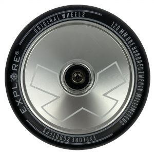 Колесо для трюкового самокату Explore 120 mm Full Core (Silver)