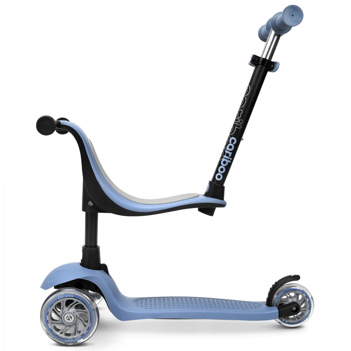Біговел-самокат Cariboo Twist 3 LED (Ash Blue)