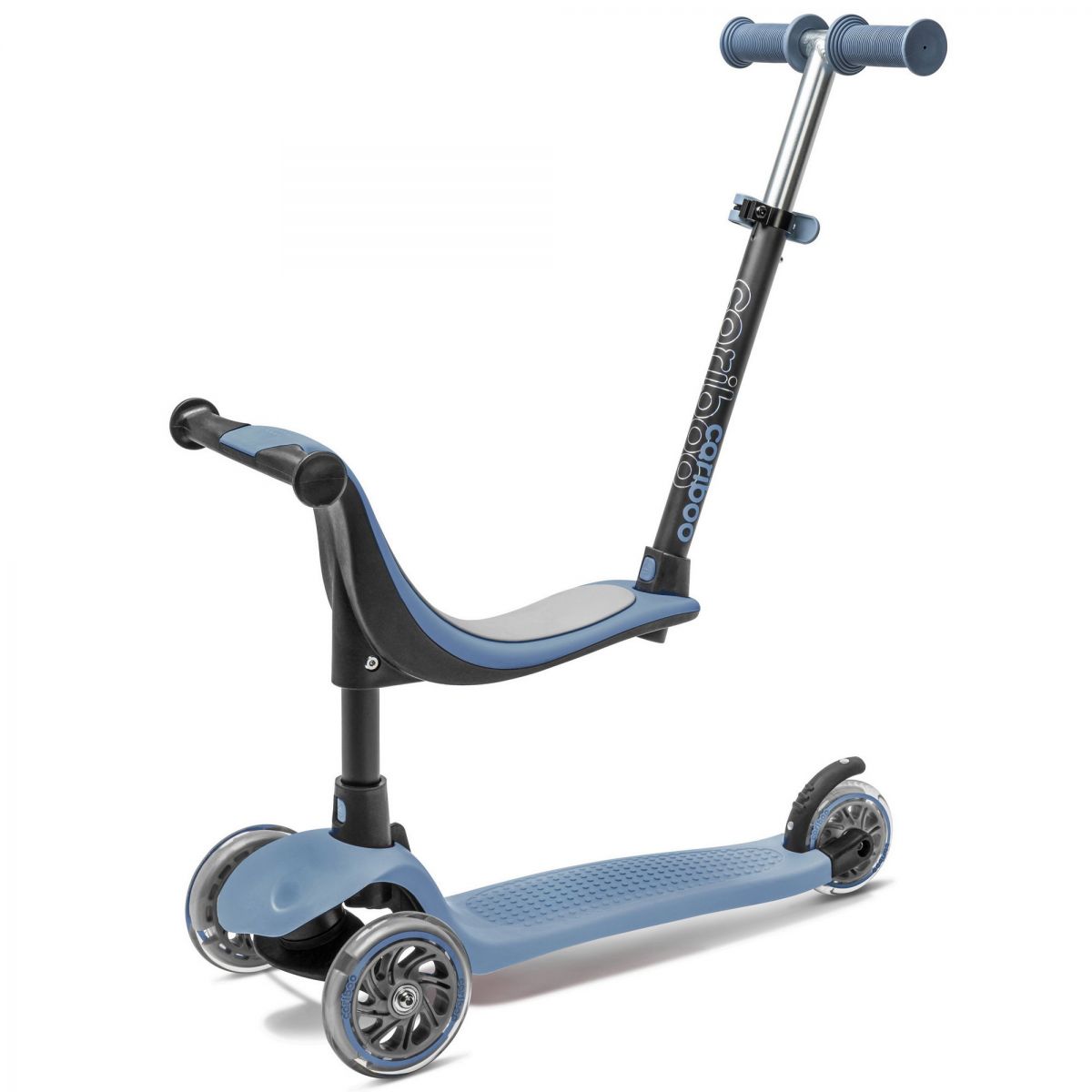 Біговел-самокат Cariboo Twist 3 LED (Ash Blue)