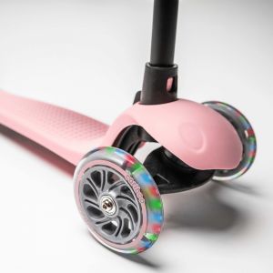 Біговел-самокат Cariboo Twist 3 LED (Pastel Pink)