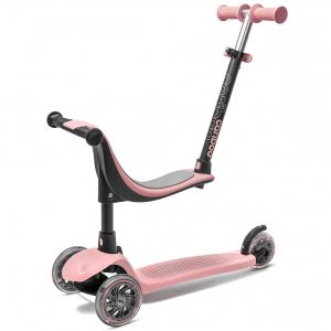 Самокат-велобег Cariboo Twist 3 LED (Pastel Pink)
