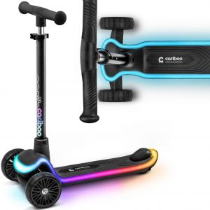 Самокат дитячий Cariboo LED star (black)