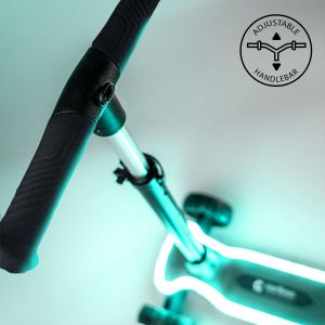 Самокат дитячий Cariboo LED star (black)