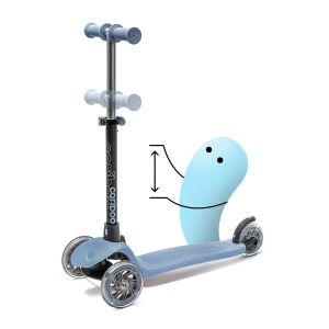Беговел-самокат Cariboo Twist 3 LED (Ash Blue)