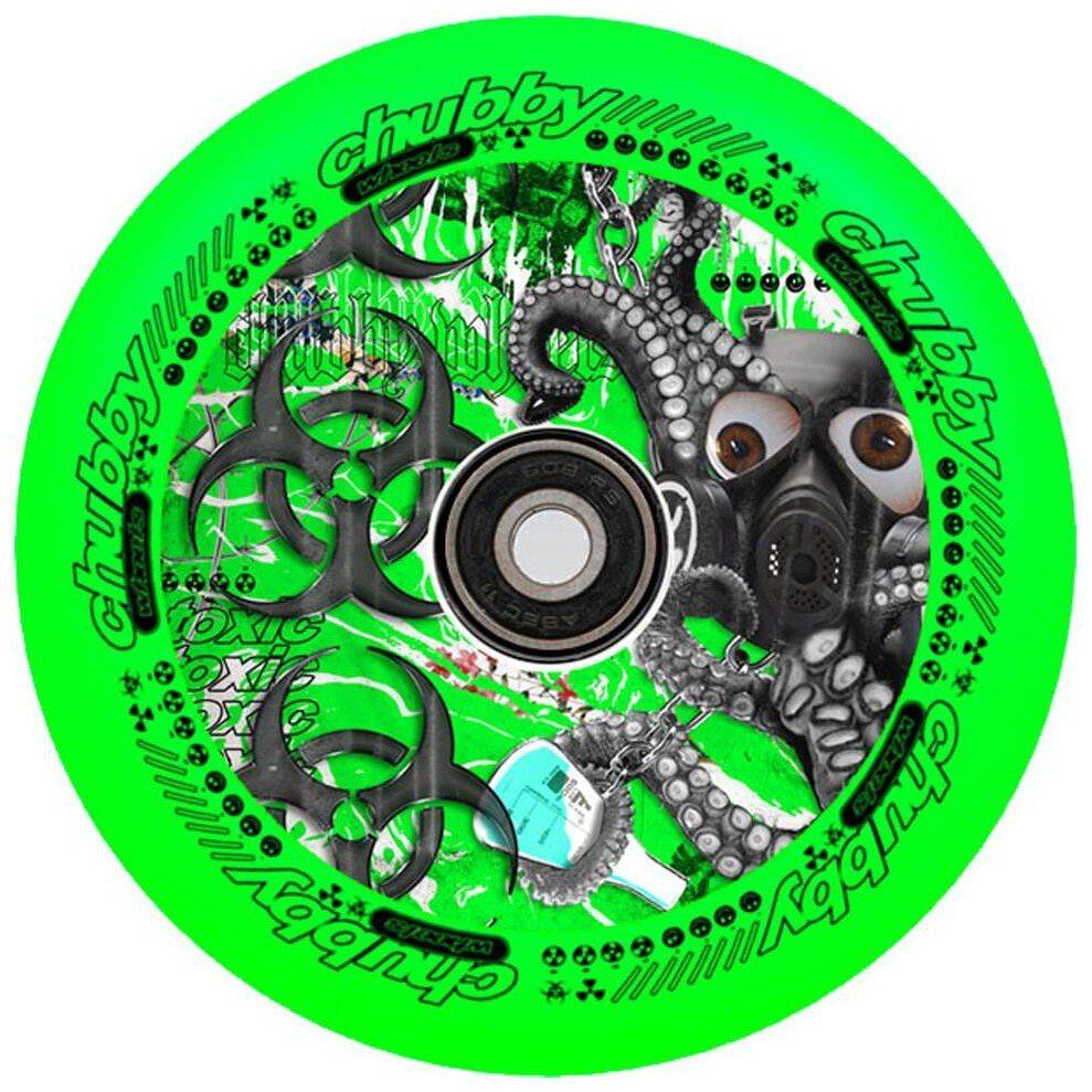 Колесо для трюкового самокату Chubby Lab Toxic Green 110mm Pro Scooter Wheel