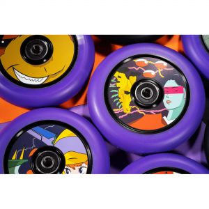 Колесо AXEL Cyber Art hollow 110 mm wheel Misha (Black)