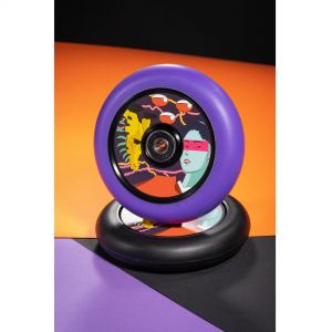 Колесо AXEL Cyber Art hollow 110 mm wheel Misha (Black)