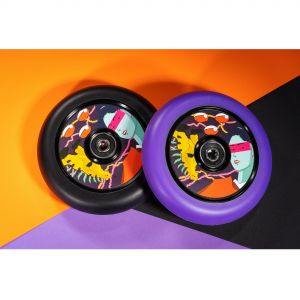 Колесо AXEL Cyber Art hollow 110 mm wheel Misha (Black)