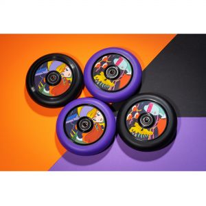 Колесо AXEL Cyber Art hollow 110 mm wheel Misha (Black)