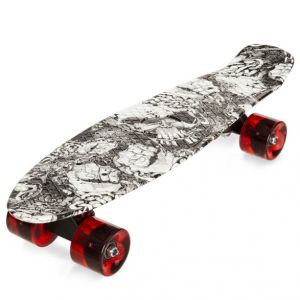 Скейтборд Movino Graffiti 22" LED (сірий)