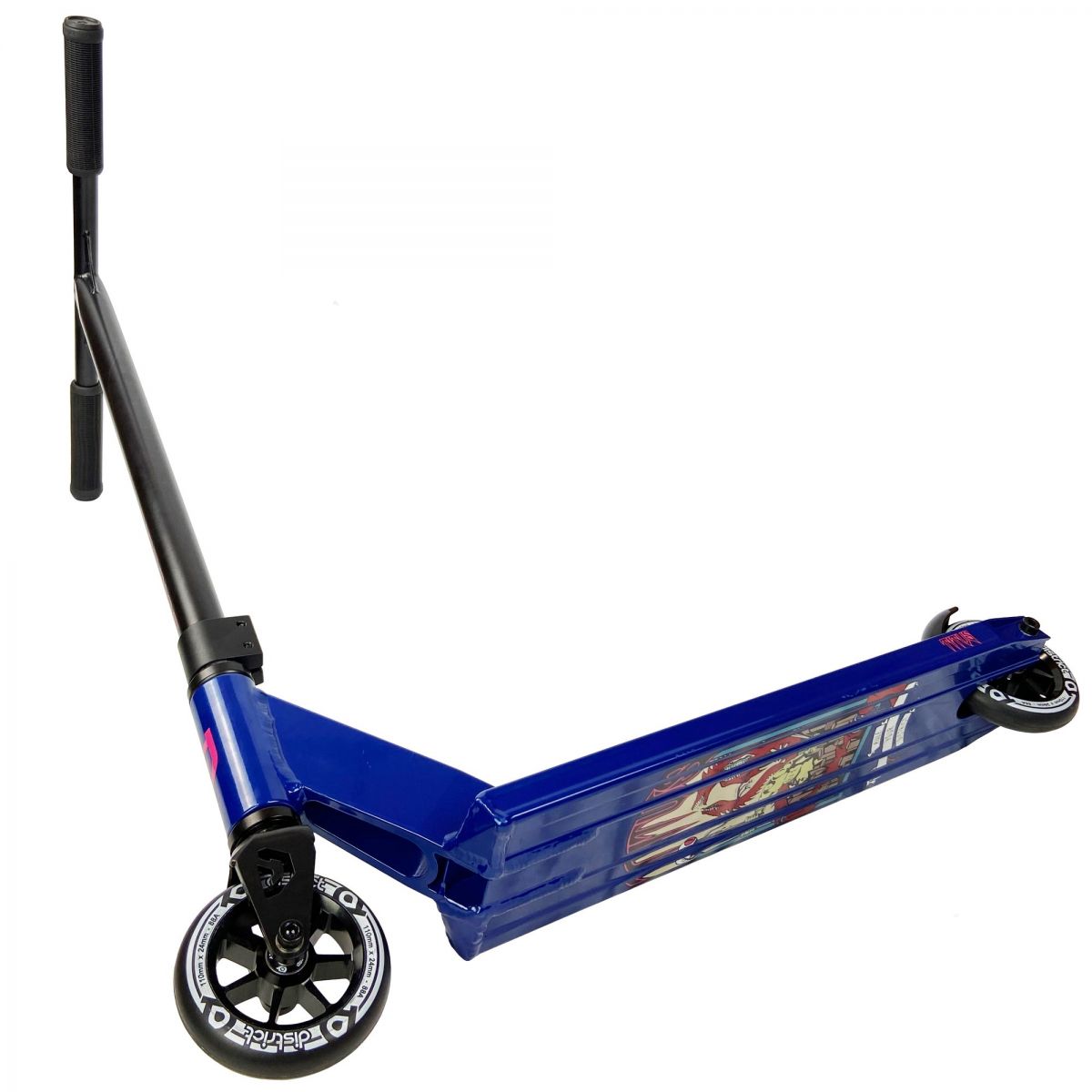 Трюковой самокат District Titus Complete Scooter (Gloss Blue - Black)