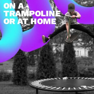 Трюковий самокат-тренажер Indo X70 Trampoline Scooter 570 mm (Green)