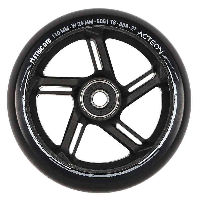 Колесо для трюкового самоката Ethic Acteon 110mm Pro Scooter Wheel (Black)